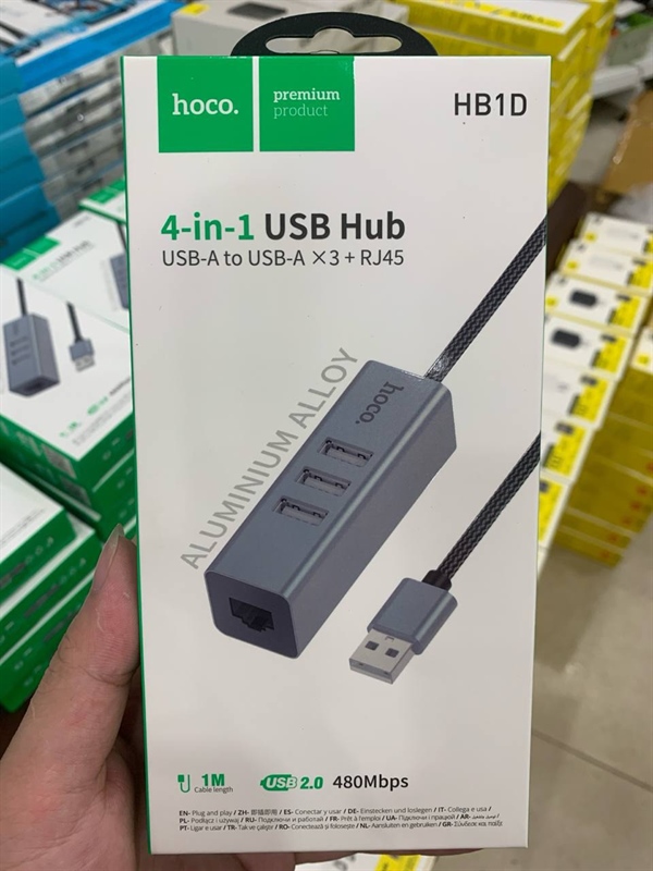 Bộ chia USB HOCO HB1D chia 1 ra 4
