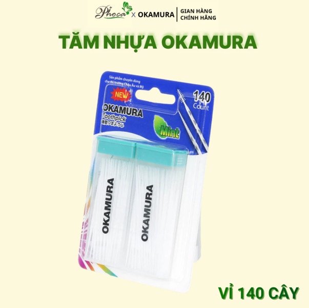 TĂM NHỰA OKAMURA VỈ 140 CÂY