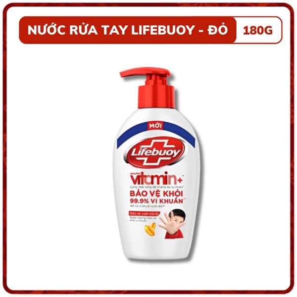NƯỚC RỬA TAY LIFEBUOY 180G - THÙNG/36CHAI