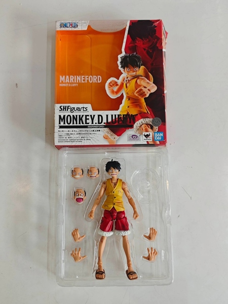 Mua bán (2ND RÁCH MÉP HỘP) SHF MONKEY D LUFFY MARINEFORD