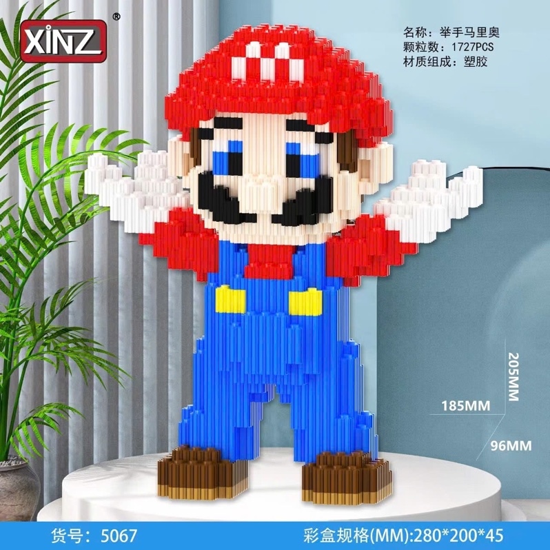 [ORDER] Bộ Xếp Hình Lắp Ráp Mario Giơ Tay (5067)