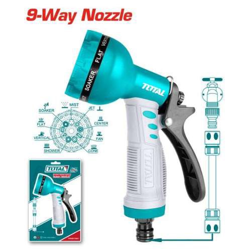 Vòi phun nước máy xịt rửa Total THWS010901