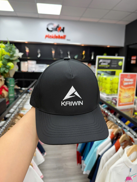 Giền Pickleball - Mũ lưỡi trai thể thao Kaiwin màu đen