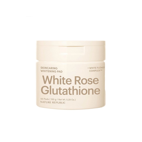 [Hàng Công Ty] NATURE REPUBLIC Tone Pad Skincaring Whitening Glutathione Niacinamide 50 Pads