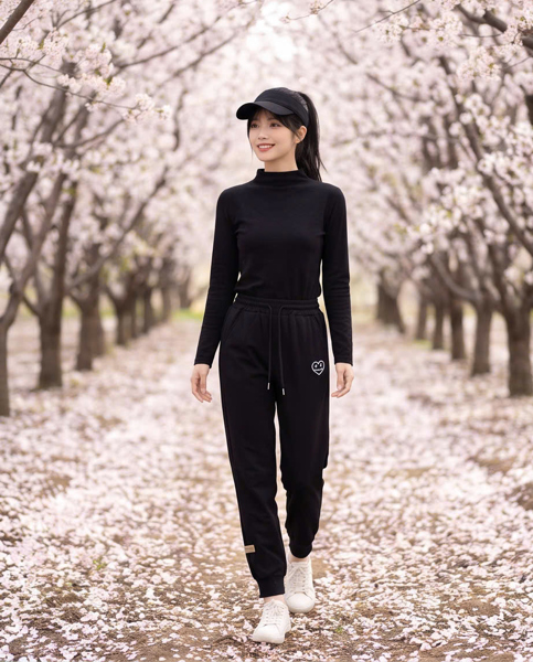 M13130NEW - Áo thun tay dài cổ cao