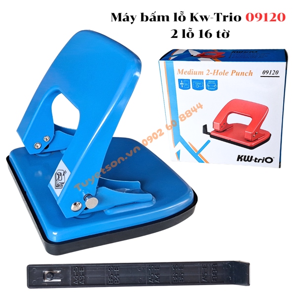 display Máy bấm lỗ Kw-Trio 09120 2 lỗ 16 tờ 1