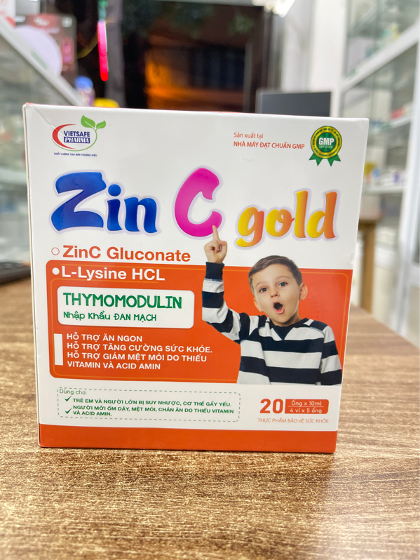 Kẽm Zin C Gold - H/4vỉ x 5ống 10ml