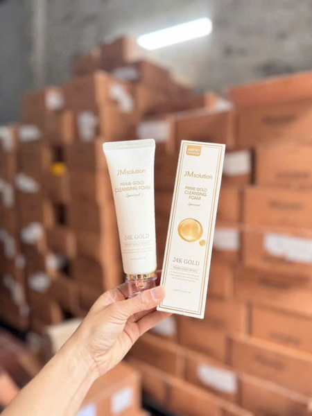 Sữa rửa mặt JMsolution 24K Gold Prime Gold Cleansing Foam 120ml