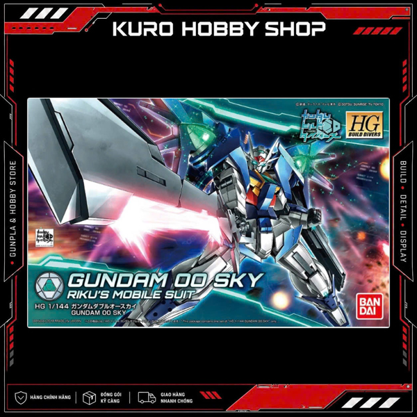 HGBD 1/144 Gundam 00 Sky - Mô hình lắp ráp Bandai