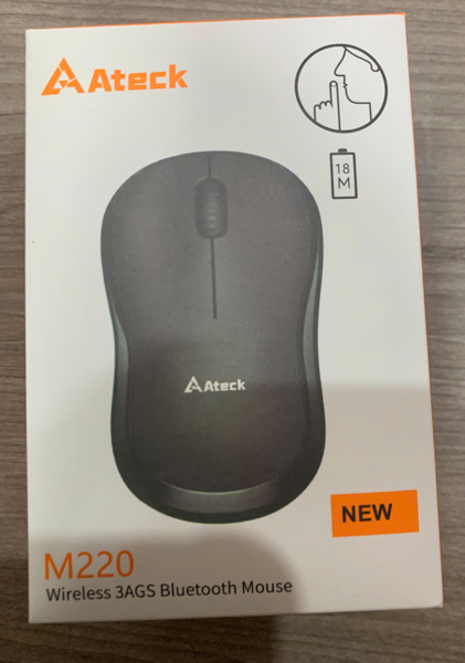 Chuột Không Dây Ateck M220 Silent Màu Đen