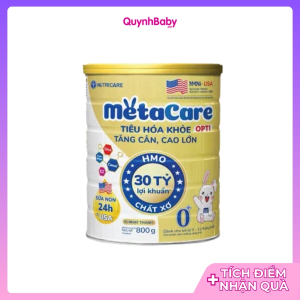 SỮA BỘT METACARE OPTI 0+ 800G
