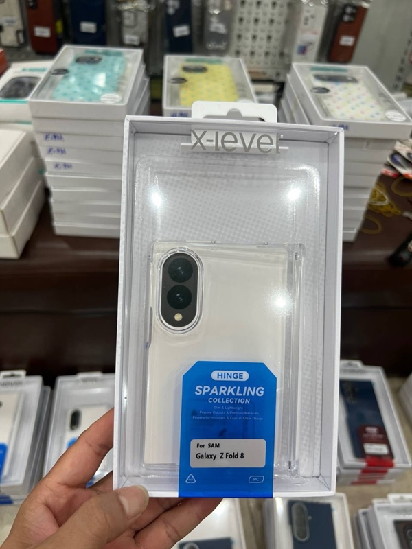 Ốp SAMSUNG FLIP 8 X-Level Sparkling trong