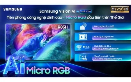 Smart Tivi Samsung Micro RGB 4K 55 Inch MRA55R85HA 2026 - Việt Nam