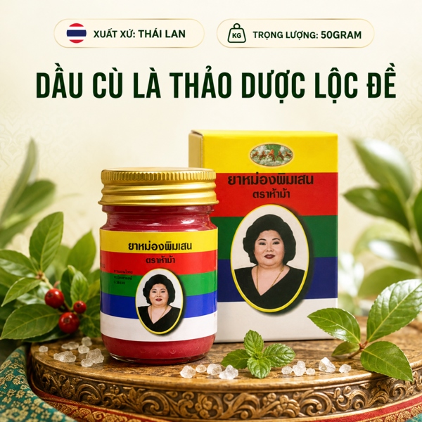 Dầu Cù Là Thảo Dược Lộc Đề 50g