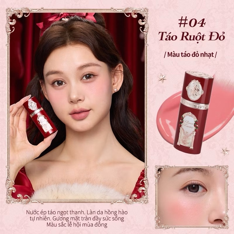 Má Hồng Kem Flower Knows Strawberry Tupid Tollection Liquid Blush - 04