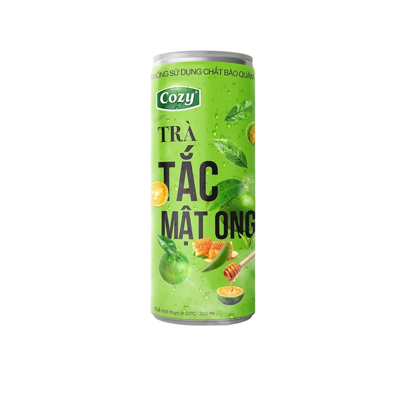 Trà tắc mật ong Cozy lon 320ml
