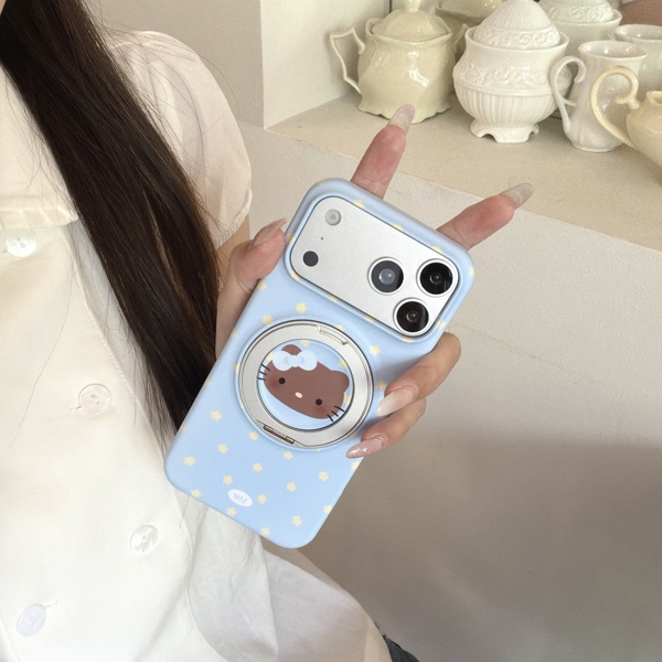 Case Xanh Sao Vàng + Giá Đỡ Kitty - 17