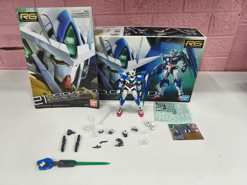 Mua bán (NOBOX DECAL ĐÃ DÁN VÀI PHẦN) RG 1/144 00 QANT