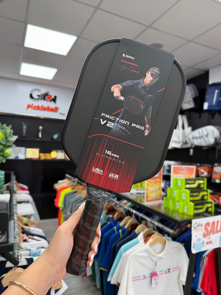 Giền Pickleball - Vợt Pickleball RPM Friction Pro V2 Elongated 16MM