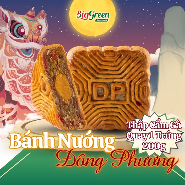 Bánh Nướng Thập Cẩm Gà Quay 1 Trứng 200G- Đông Phương