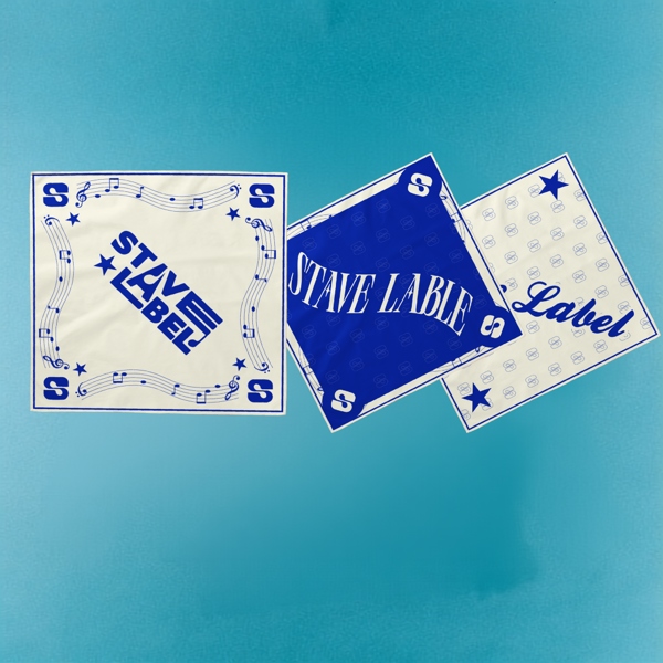 Khăn Bandana STAVE LABEL Vuông Họa Tiết | STAVE LABEL BANDANA