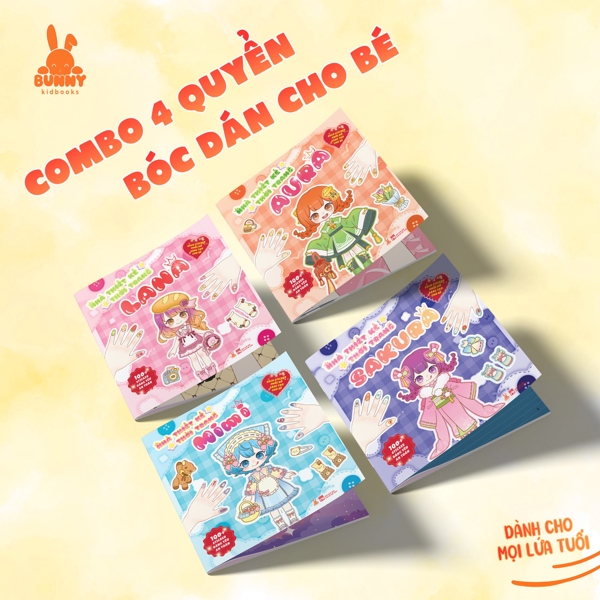 Combo 4q Nhà thiết kế thời trang Sakura + Mimi + Lana + Aura