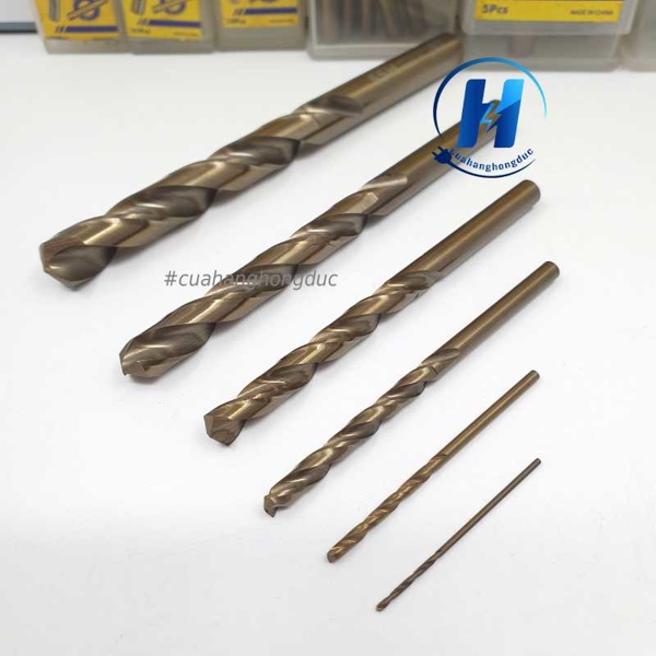 Mũi Khoan Inox Khoan Sắt HSS Vàng LS+