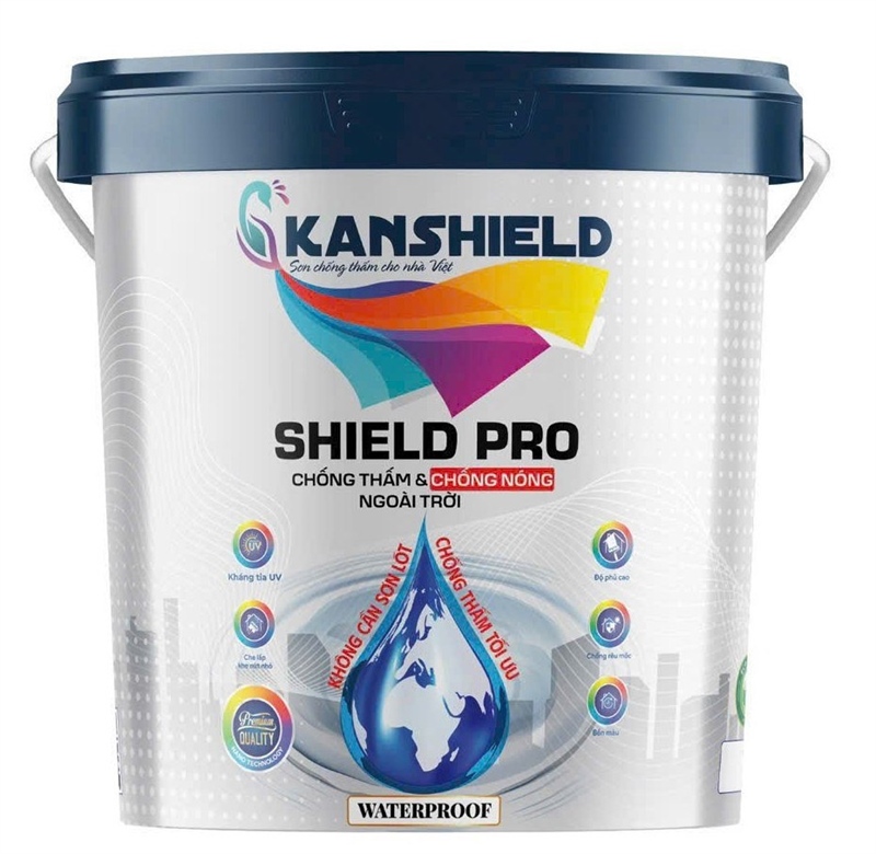 SƠN CHỐNG THẤM TƯỜNG NGOÀI SHIELD PRO - 5L