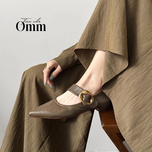 PRE03 Hàng có sẵn - GIày da thật DSQC