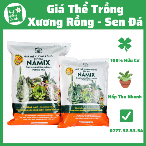 Giá Thể Trồng Sen Đá Xương Rồng (10dm3)