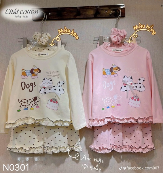 Bộ chữ Dog viền bèo
