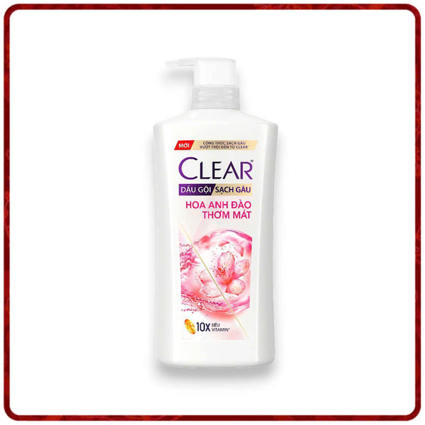 DẦU GỘI CLEAR HOA ANH ĐÀO THƠM MÁT 630G