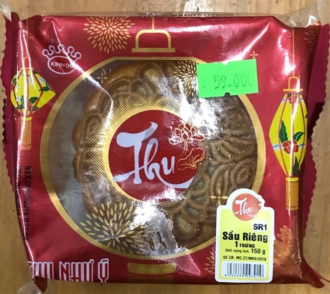 Banh Trung Thu kinh do 1 trung ngot sau rieng 150GR SR1