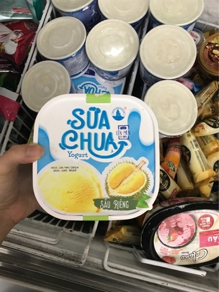 Sữa Chua Đông Lạnh Vị Sầu Riêng Hộp 900ml