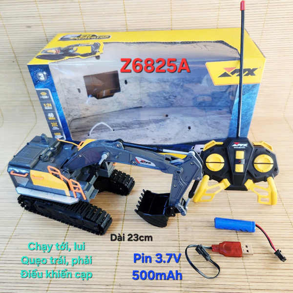 Z6825A HỘP XE CÔNG TRÌNH CÀO BÁNH XÍCH ĐIỀU KHIỂN 7 ĐỘNG TÁC, CÓ SẠC