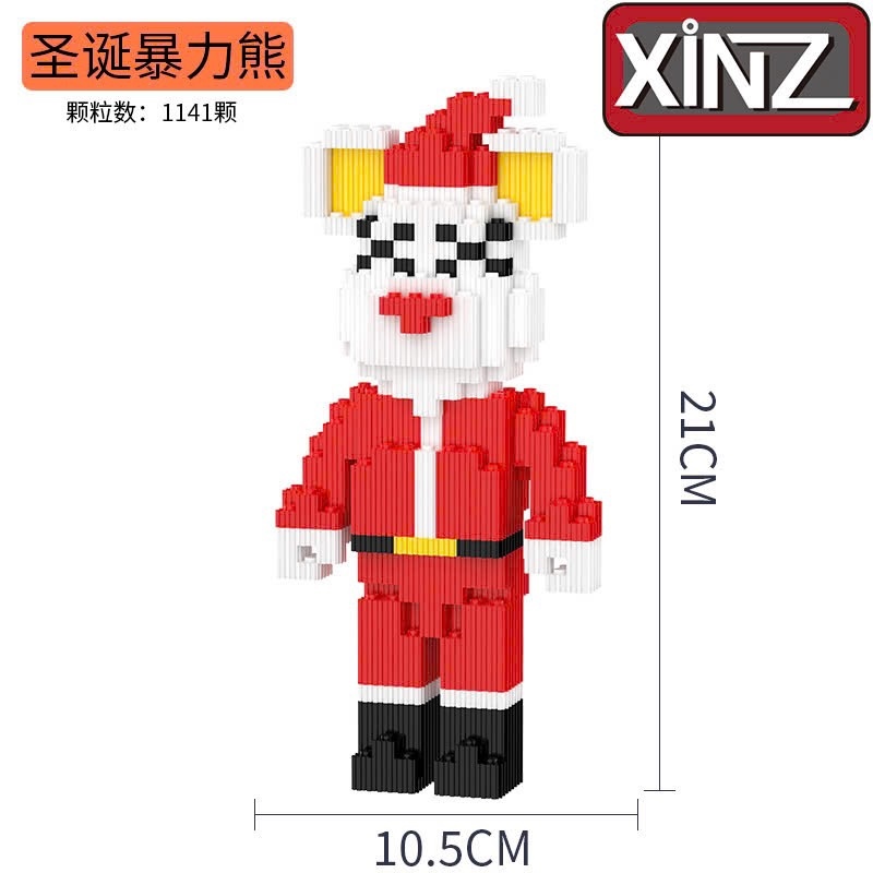 [ORDER] Bộ Xếp Hình Lắp Ráp Bearbrick Noel 21cm (6619)