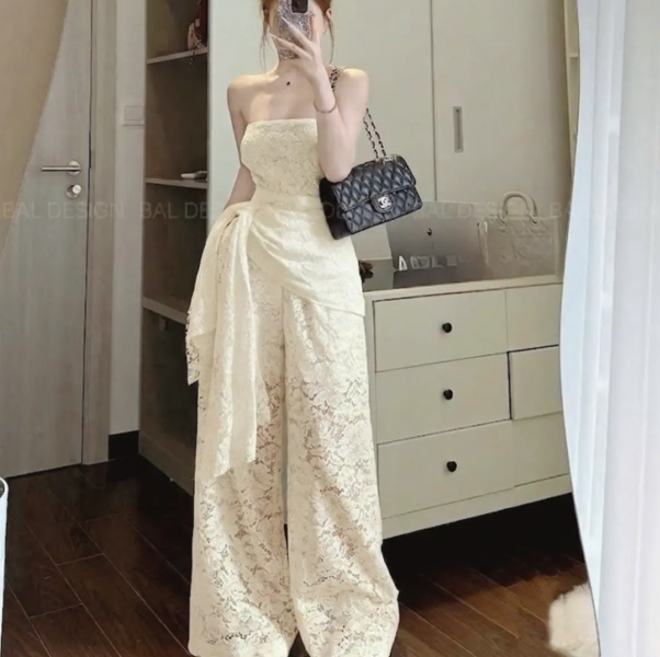 SET REN CÚP NGỰC PHỐI QUẦN SUÔNG PKA SHOP – PHONG CÁCH SANG CHẢNH THỜI THƯỢNG - WLSB20