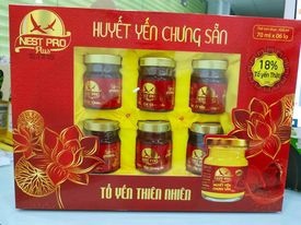Yến huyết 18% h. quà 6 lo