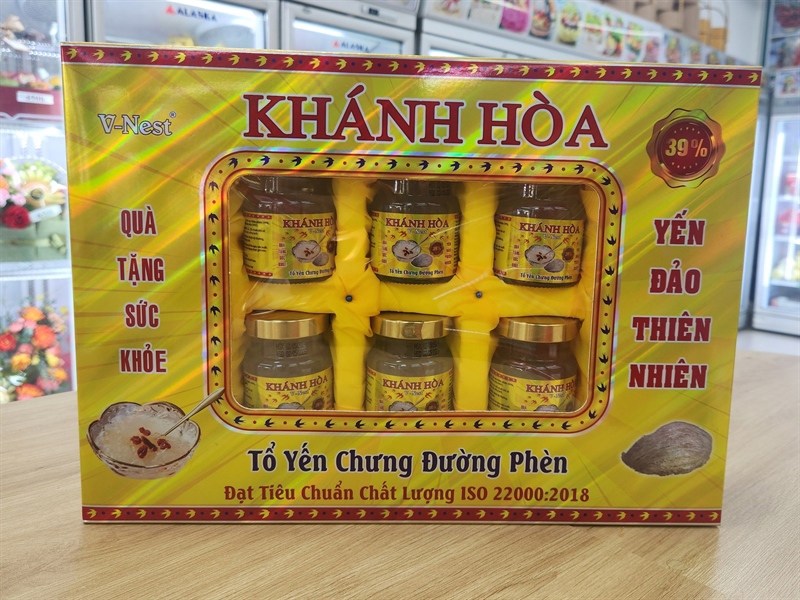 Yến v-nest chưng đường phèn 39% yến
