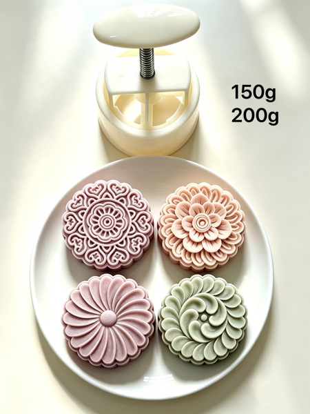 Khuôn LX 150G 4M Tròn Cúc Kim ngân
