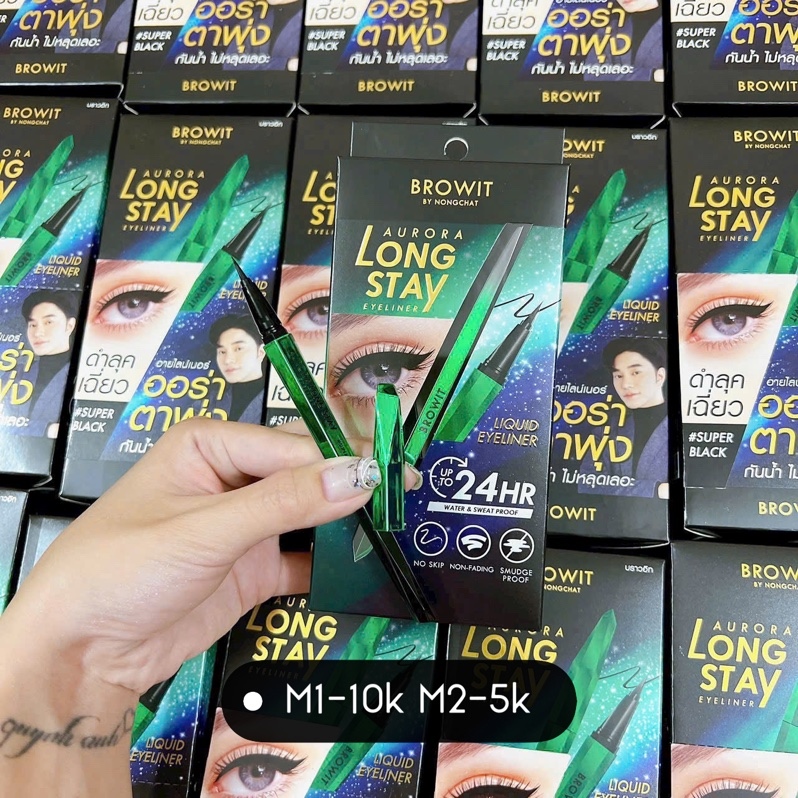 [99-104-109] BROWIT - Kẻ mắt Nongchat 0.5g #Super Black