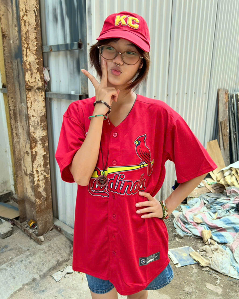 Áo MLB St.Louis Cardinals - Số 28 (Arenado) - Đỏ