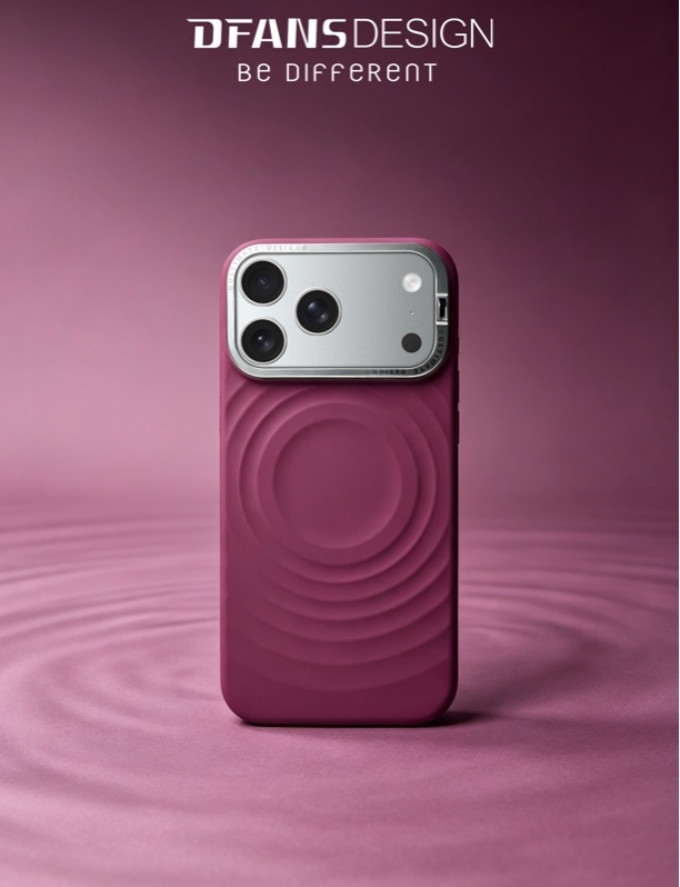 Ốp Dfans Design 17Promax - Đỏ Cherry