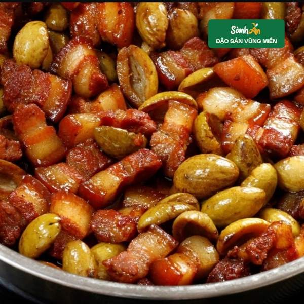 Trám xanh om ba chỉ lợn bản 400g