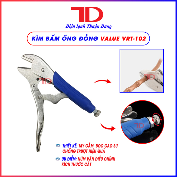 KÌM BẤM ỐNG VALUE VRT-102