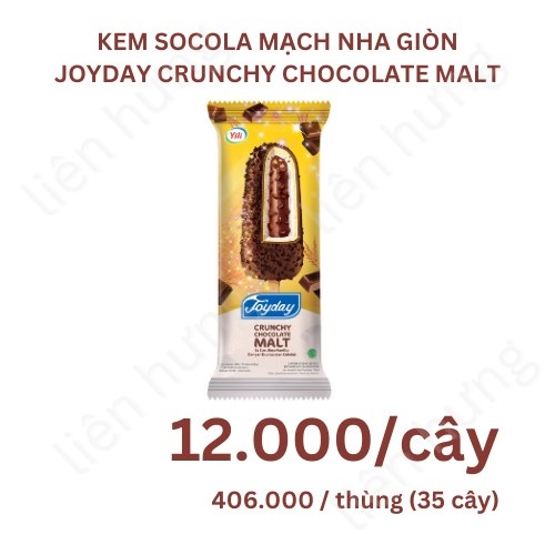 Kem Joyday Mạch Nha Socola giòn - Crunchy Chocolate Malt - 60g