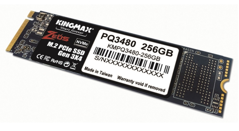 Ổ đĩa cứng máy tính Kingmax PQ3480 256GB(Zeus M.2 PCle-Gen3x4)