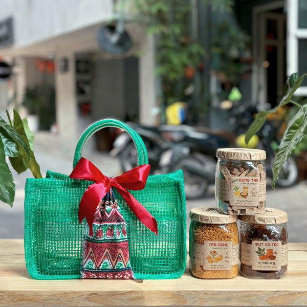Set Quà 3 Sản Phẩm - Túi Lưới Tái Chế