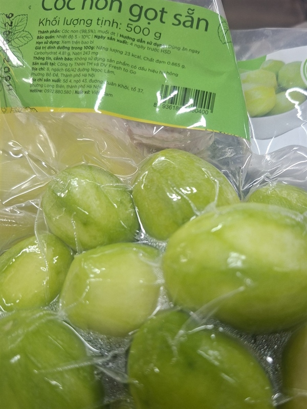 F2G-CÓC non gọt sẵn 500g
