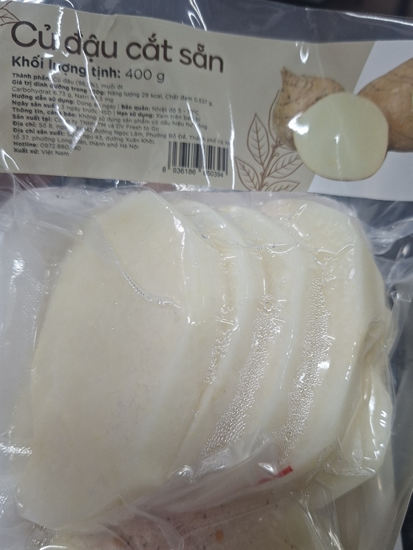 Củ Đậu Cắt Sẵn 400g